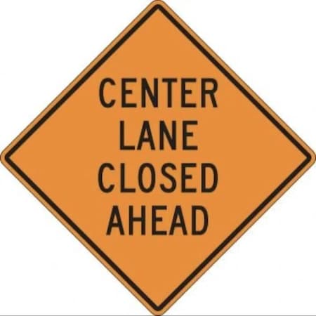 Accuform RIGID CONSTRUCT ION SIGN CENTER LANE FRK203HP